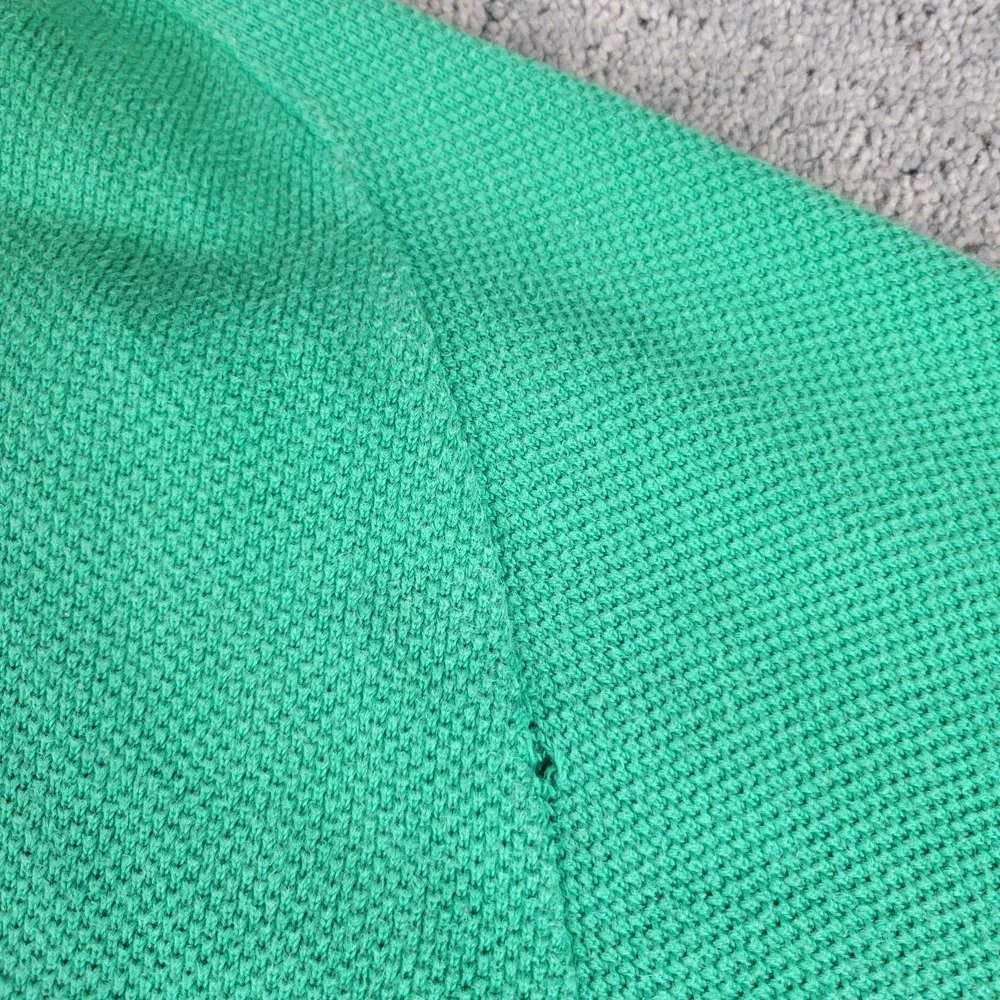 Polo Ralph Lauren Sweater Mens XL Green V Neck Crest Long Sleeve Knit Preppy